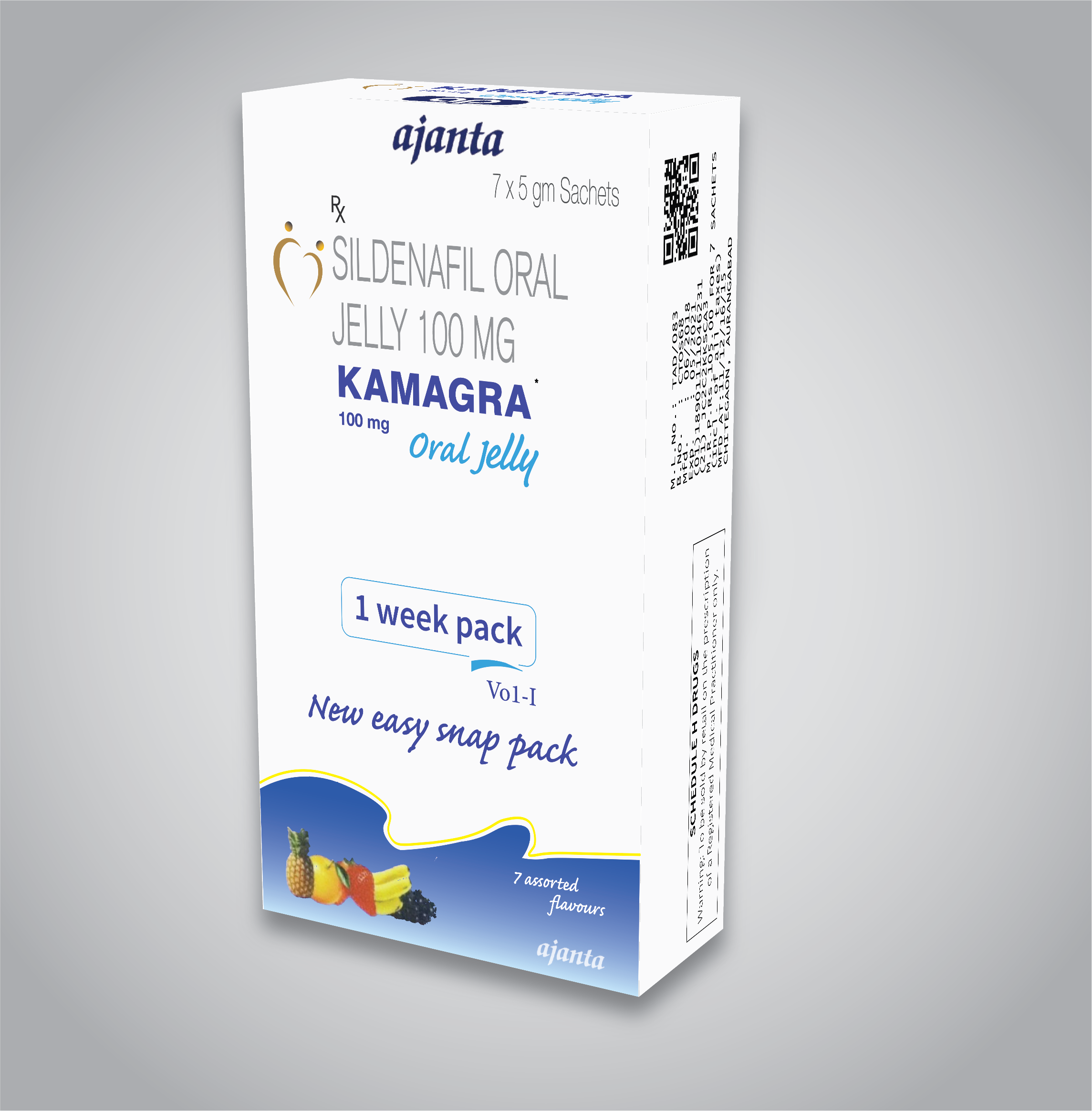 Kamagra 100 mg Oral Jelly Vol 1